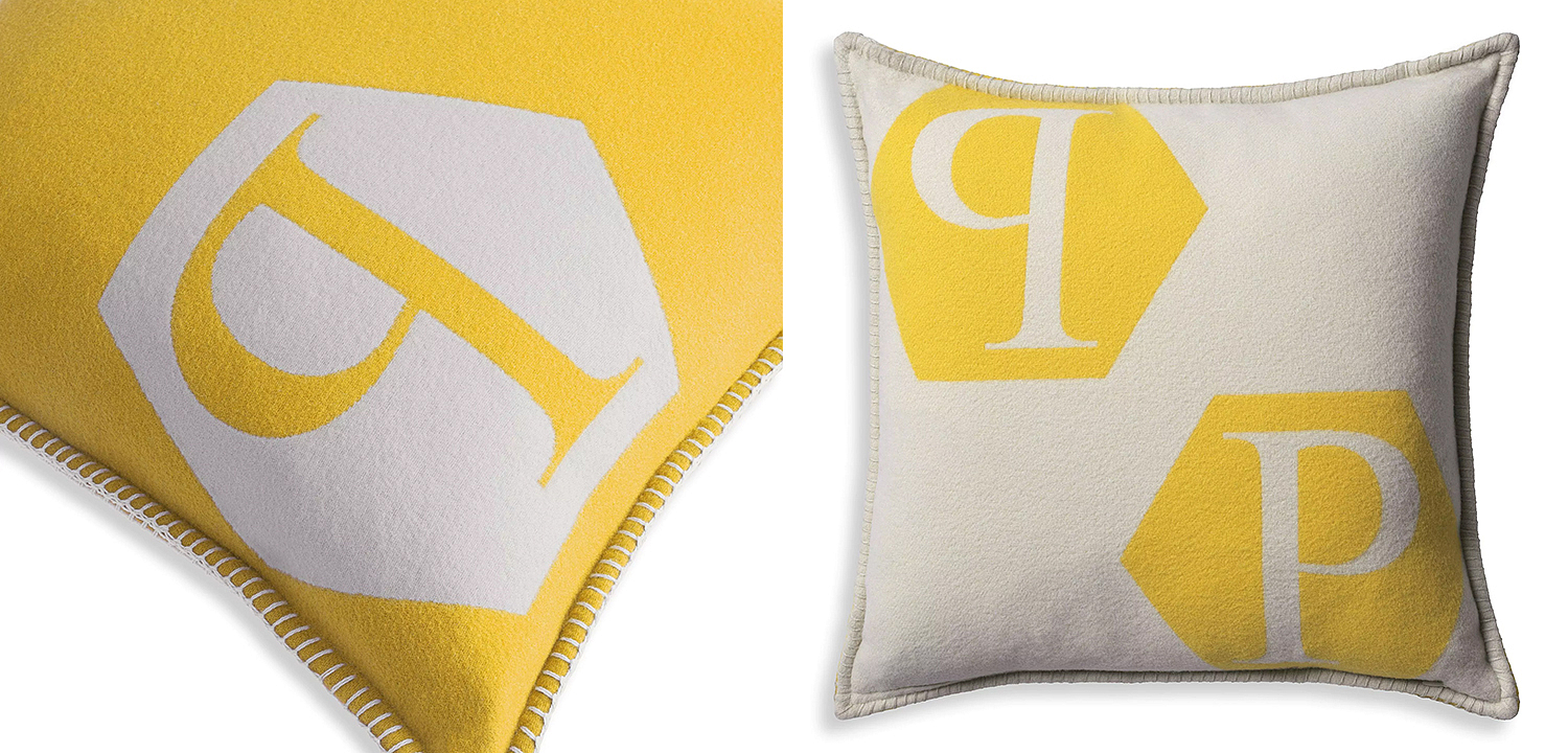 Подушка Philipp Plein Cushion Cashmere Yellow Подушка Philipp Plein Cushion Cashmere Yellow - Loft-Concept в Твери