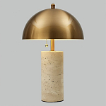 Настольная Лампа Lorenza Brass Beige stone варинант исполнения - 1 | Loft Concept в Твери