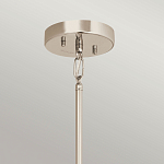 Подвесной светильник с рифленым стеклянным плафоном в форме шара Kichler варинант исполнения - 8 | Loft Concept в Твери