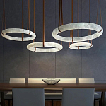 Люстра в форме обруча из натурального камня Minerals of Light варинант исполнения - 7 | Loft Concept в Твери