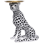 Декоративная статуэтка с подносом Leopard Tray Statuette варинант исполнения - 1 | Loft Concept в Твери