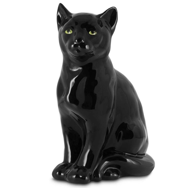 Статуэтка Cat Bisc. Черный Розовый Зеленый Статуэтка Cat Bisc. Черный Розовый Зеленый в Твери | Loft Concept