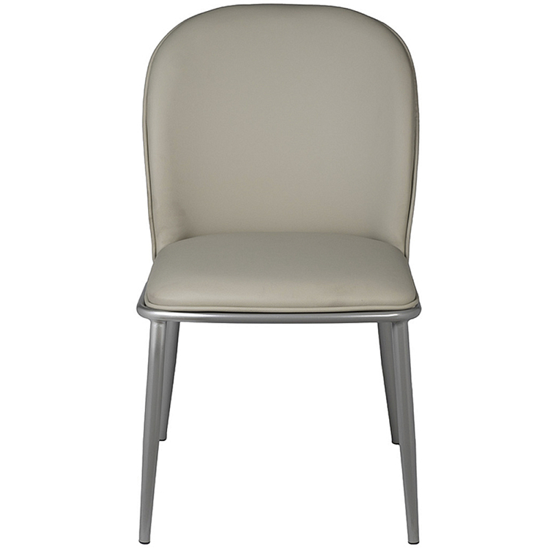 Стул обеденный из экокожи Modern Interior Chair Серый Стул обеденный из экокожи Modern Interior Chair Серый в Твери | Loft Concept