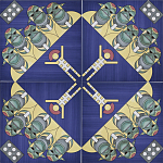 Плитка дизайнерская с узором Мангалоры варинант исполнения - 2 | Loft Concept в Твери