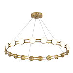 Люстра кольцевая с круглыми светодиодными источниками света Maxine Light варинант исполнения - 9 | Loft Concept в Твери