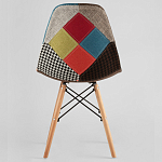 Стул с обивкой в технике пэчворк DSW варинант исполнения - 4 | Loft Concept в Твери