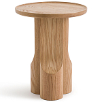 Приставной столик из массива дерева Walnut Triple варинант исполнения - 4 | Loft Concept в Твери