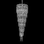 Люстра многоярусная каскадная с хрустальными подвесками Roul Crystal Light варинант исполнения - 3 | Loft Concept в Твери