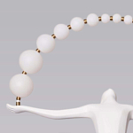 Торшер черно-белая статуэтка Девушка Girl Carries Light Balls варинант исполнения - 3 | Loft Concept в Твери