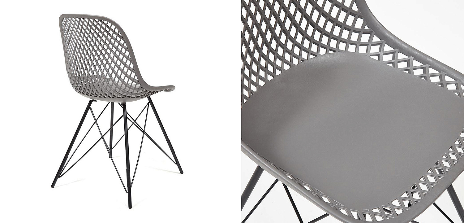 Стул DSR mesh gray Стул DSR mesh gray - Loft-Concept в Твери