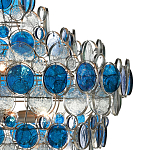 Люстра с каскадом из круглых декоративных элементов Harmony of Light варинант исполнения - 1 | Loft Concept в Твери