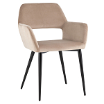 Стул с подлокотниками бежевый NEASAN STOOL варинант исполнения - 1 | Loft Concept в Твери