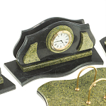 Настольный письменный набор из змеевика из 7-ми элементов Successful Leader варинант исполнения - 6 | Loft Concept в Твери