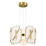 Люстра с мраморными вставками Marble Plates варинант исполнения - 2 | Loft Concept в Твери