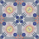 Плитка дизайнерская с узором Элемент варинант исполнения - 3 | Loft Concept в Твери