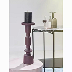 Подсвечник фигурный сливовый Bright Accent 35 см варинант исполнения - 4 | Loft Concept в Твери