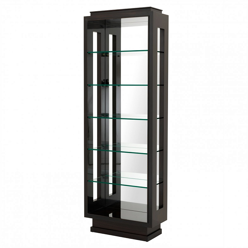 Витрина Eichholtz Cabinet Yardley Коричневый Прозрачное Стекло Витрина Eichholtz Cabinet Yardley Коричневый Прозрачное Стекло в Твери | Loft Concept