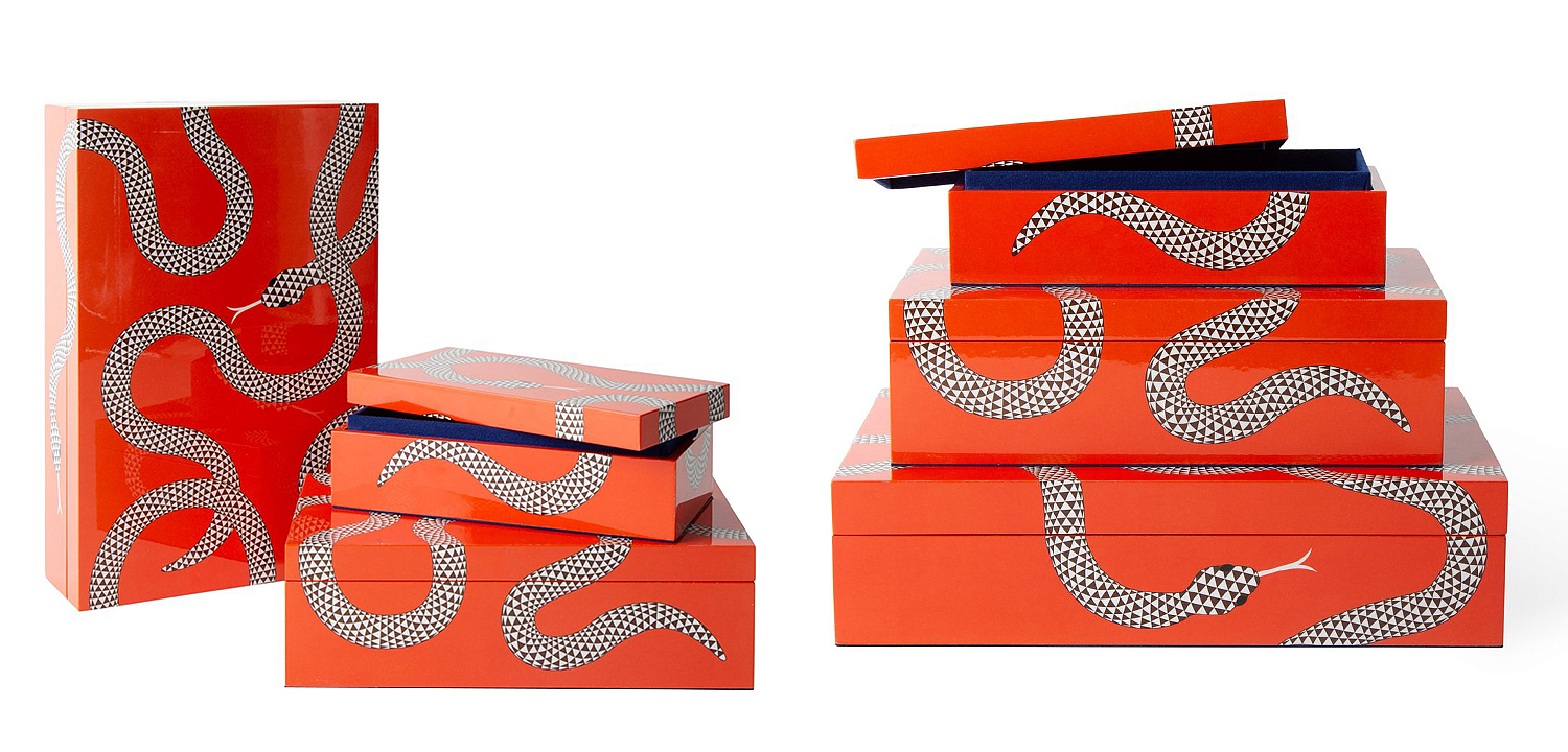 Комплект шкатулок EDEN LACQUER BOX BUNDLE Jonathan Adler Комплект шкатулок EDEN LACQUER BOX BUNDLE Jonathan Adler - Loft-Concept в Твери