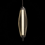 Люстра круглая каскадня с 5-ю плафонами из металлической сетки Mesh Lampshade Lighting варинант исполнения - 5 | Loft Concept в Твери