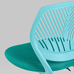 Яркий компьютерный стул Tropica Turquoise варинант исполнения - 6 | Loft Concept в Твери