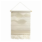 Панно из шерсти и хлопка с узором Beige Calista Serene варинант исполнения - 2 | Loft Concept в Твери