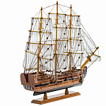 Декоративная модель деревянного парусника With The low варинант исполнения - 2 | Loft Concept в Твери