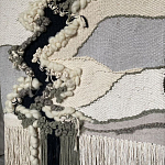 Панно ручная работа Черно-Белый Природный Орнамент  варинант исполнения - 1 | Loft Concept в Твери