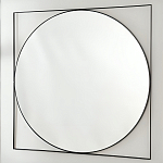 Зеркало в черной металлической раме Urban Style Mirror варинант исполнения - 2 | Loft Concept в Твери