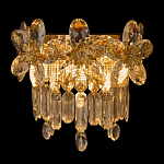 Бра с декоративными элементами в виде крупных хрустальных цветов Palace Gardens варинант исполнения - 2 | Loft Concept в Твери