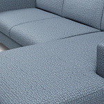 Мебельная ткань Шенилл голубой цвет 142 см T4-49 варинант исполнения - 8 | Loft Concept в Твери