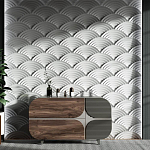 Гипсовая 3D Панель Aura варинант исполнения - 2 | Loft Concept в Твери