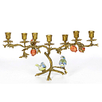 Бронзовый подсвечник на 7 свечей Eden Garden варинант исполнения - 4 | Loft Concept в Твери