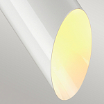 Подвесной светильник белого цвета с вытянутым цилиндрическим плафоном с косым срезом Elstead Lighting варинант исполнения - 5 | Loft Concept в Твери