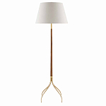 Торшер на изогнутых ножках с конусовидным тканевым абажуром Rotation варинант исполнения - 2 | Loft Concept в Твери