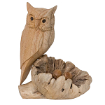 Статуэтка из дерева сова Animals of the World варинант исполнения - 4 | Loft Concept в Твери