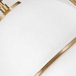 Потолочный светильник с плафоном в форме белого матового шара Hinkley варинант исполнения - 18 | Loft Concept в Твери