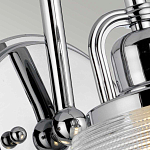 Бра с прозрачным рифленым плафоном в форме колокола Quoizel варинант исполнения - 3 | Loft Concept в Твери