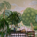 Обои ручная роспись Dandaka Glades Original colourway on painted Xuan paper варинант исполнения - 3 | Loft Concept в Твери