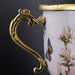 Фарфоровая чаша с бронзовыми элементами Eden Garden варинант исполнения - 5 | Loft Concept в Твери