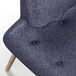 Мебельная ткань Шенилл синий цвет 138 см T4-33 варинант исполнения - 3 | Loft Concept в Твери