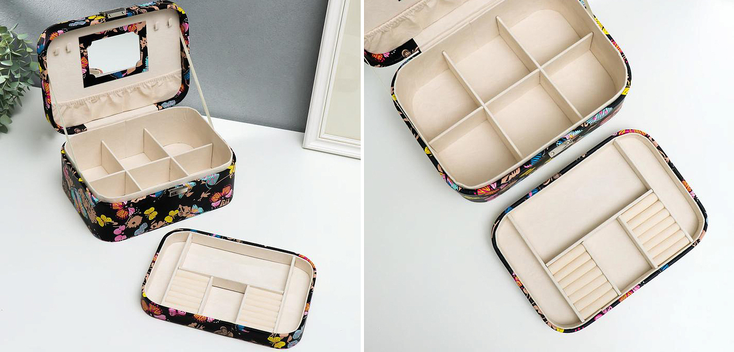 Шкатулка Butterflies Jewerly Organizer Box Шкатулка Butterflies Jewerly Organizer Box - Loft-Concept в Твери