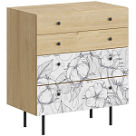 Комод с принтом на ящиках Elise Chest of Drawers варинант исполнения - 14 | Loft Concept в Твери