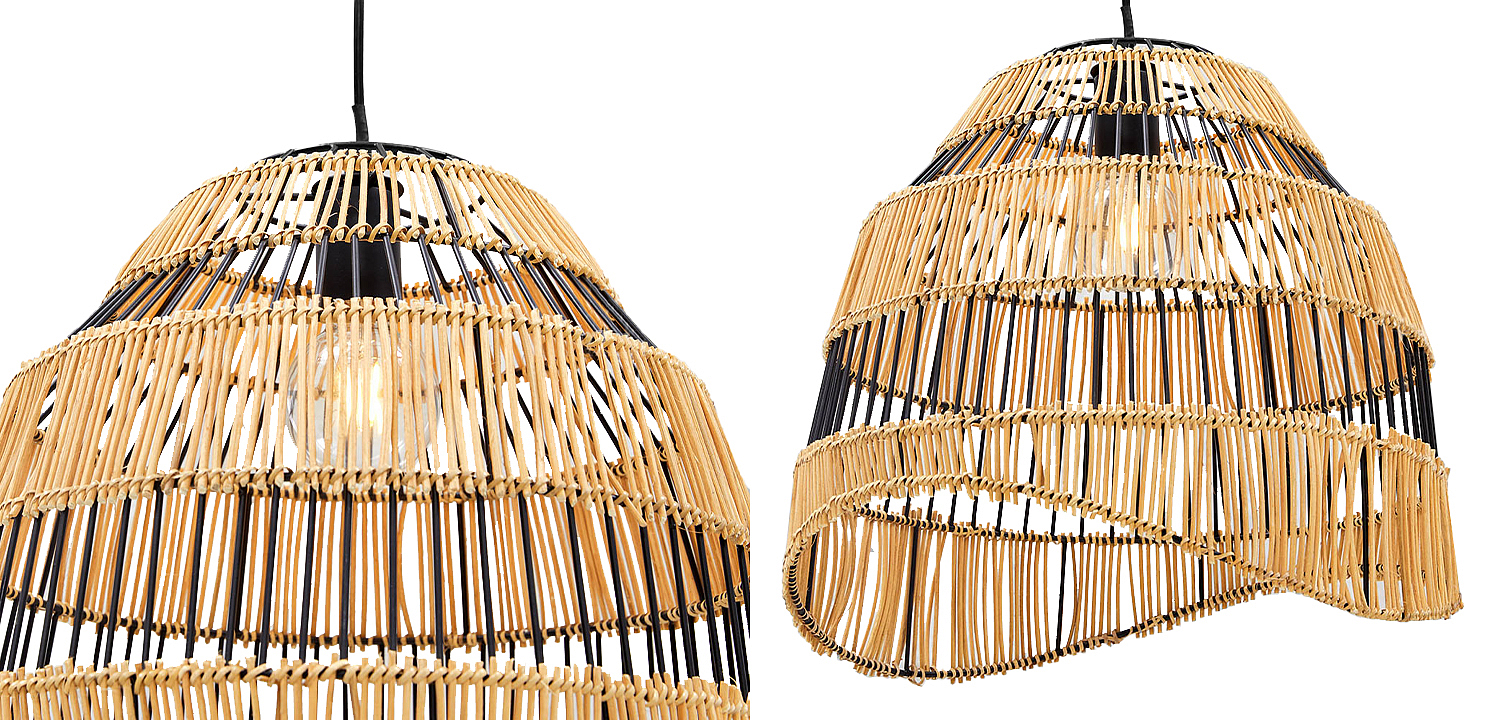 Люстра с плетеным абажуром Narayan Wicker Chandelier Люстра с плетеным абажуром Narayan Wicker Chandelier - Loft-Concept в Твери