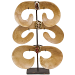 Аксессуар для интерьера из дерева и ракушек Papua Art Object варинант исполнения - 1 | Loft Concept в Твери