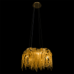 Люстра подвесная круглая с изогнутыми металлическими дугами и ниспадающими цепочками 65 см Atlantis Chain варинант исполнения - 5 | Loft Concept в Твери