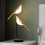 Настольная лампа с 2-мя плафонами в виде птичек Flight of Light варинант исполнения - 1 | Loft Concept в Твери