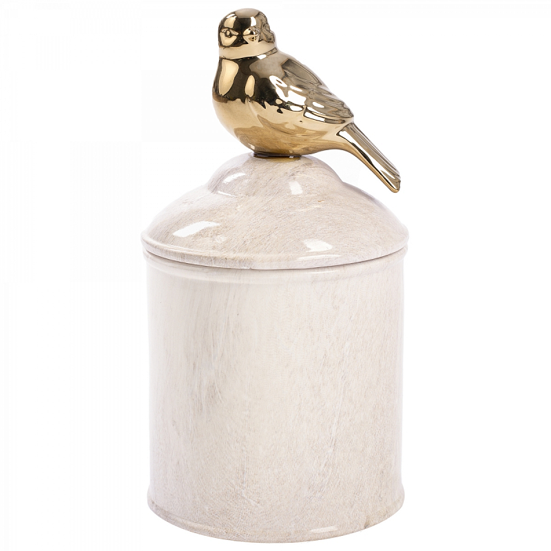 Ваза c крышкой Marble Bird Ваза c крышкой Marble Bird в Твери | Loft Concept