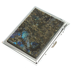 Портсигар на 10 сигарет с газовой зажигалкой из натурального камня Лабрадор Stone Cigarettes Cases варинант исполнения - 1 | Loft Concept в Твери