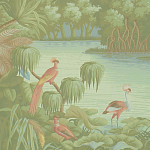 Обои ручная роспись Le Brésil Pastel варинант исполнения - 3 | Loft Concept в Твери