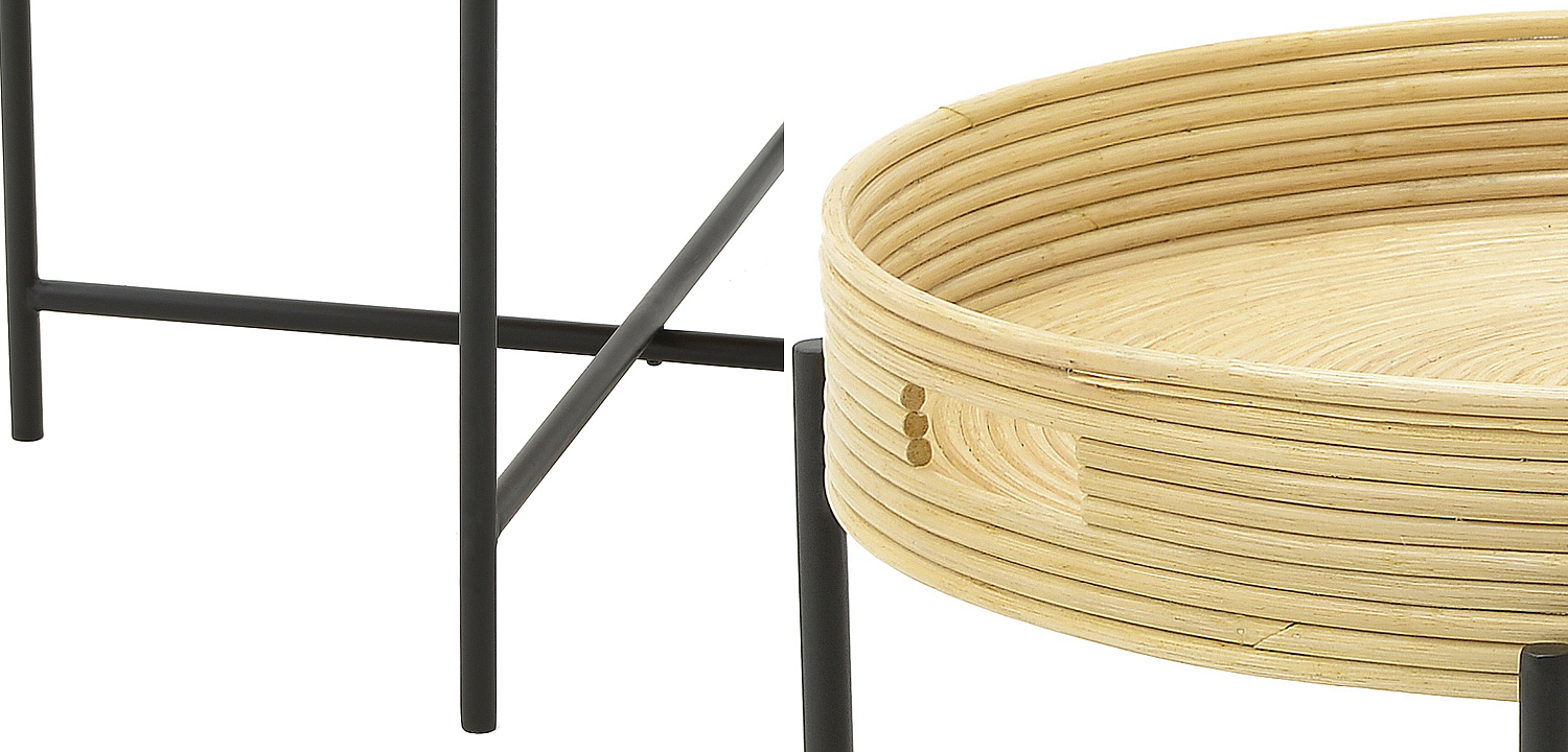 Кофейный стол-поднос Odelis Rattan Table Кофейный стол-поднос Odelis Rattan Table - Loft-Concept в Твери